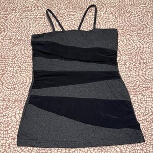 Zobha Heathered Gray Athletic Tank